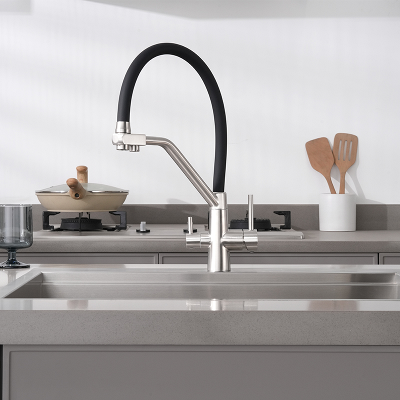 Double Handle Kitchen Faucet L94002-BN